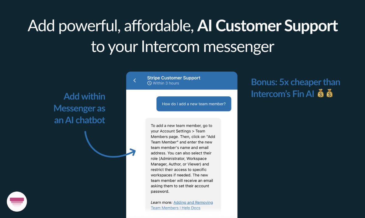Affordable Intercom Fin Alternative